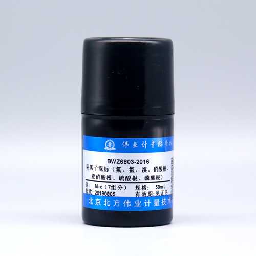 7 Mix anion in water — 20μg/mL, 50mL