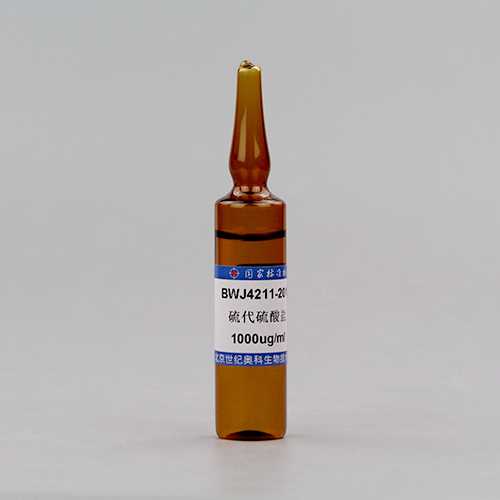Thiosulfate in water — 1000μg/mL, 20mL