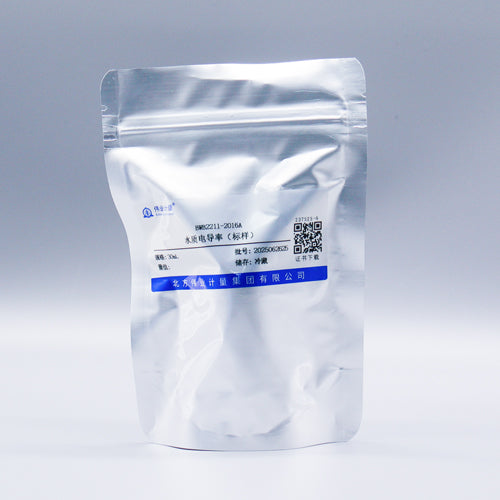 Conductivity in water — 504μS/cm(25℃), 30mL