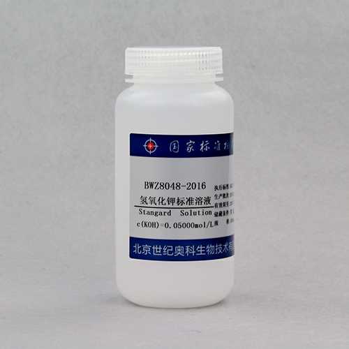 Potassium hydroxide titration solution — 0.05005mol/L, 500mL