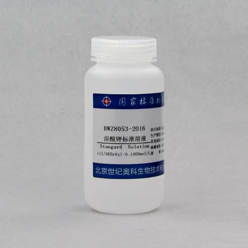 Potassium bromate titration solution — c(1/6KBrO₃)=0.1005mol/L, 500mL