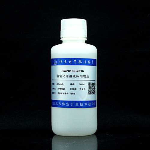Potassium hydroxide titrations solution — 1.009mol/L, 500mL