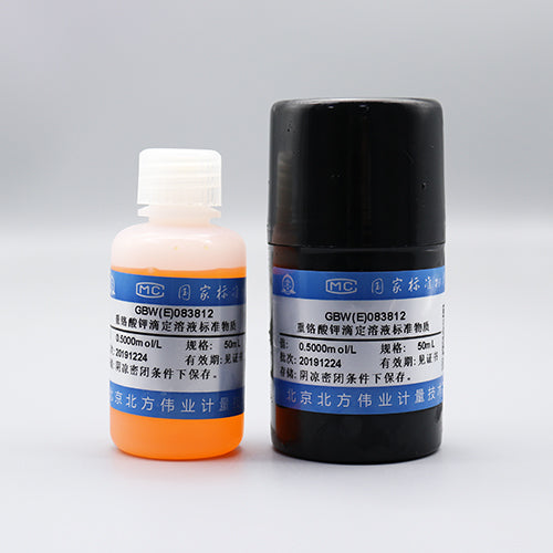 Potassium dichromate solution for titrations — c(1/6K₂Cr₂O₇)=0.5009mol/L, 50mL