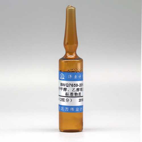 Methanol and etanol in water — 1000μg/mL, 5mL