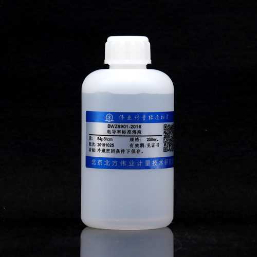 Conductivity solution standards — 84μS/cm(25℃), 250mL