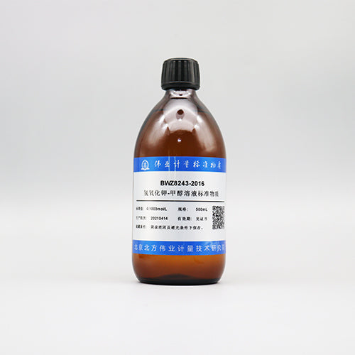 Potassium hydroxide methanol titration solution — 0.1004mol/L, 500mL