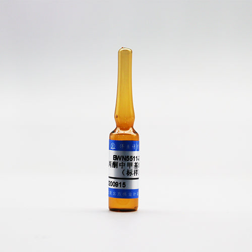Parathion-methyl in acetone — 81.2μg/mL, 1.2mL