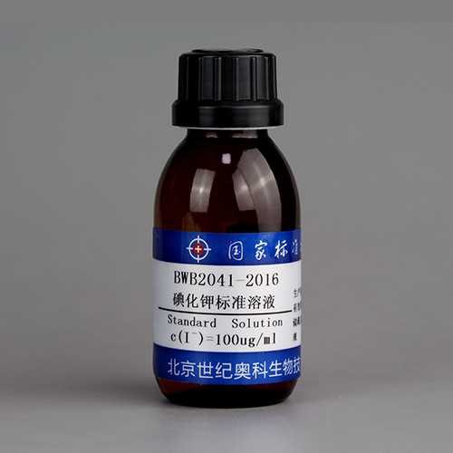 Potassium iodide solution in water — 100mg/L, 100mL